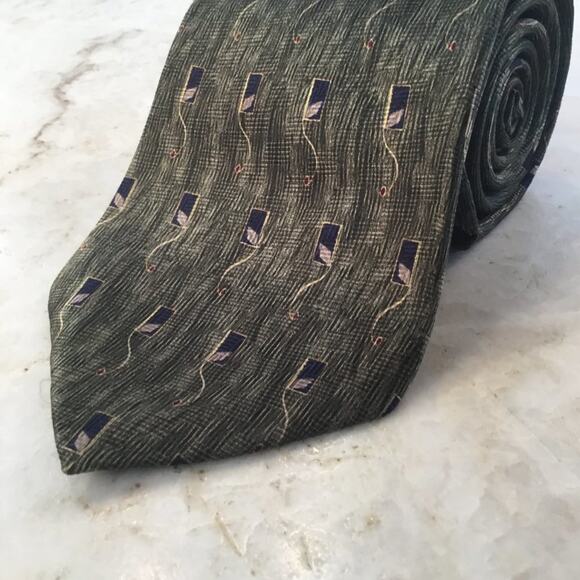 GRAHAM & LOCKWOOD SILK TIE - Picture 9 of 9